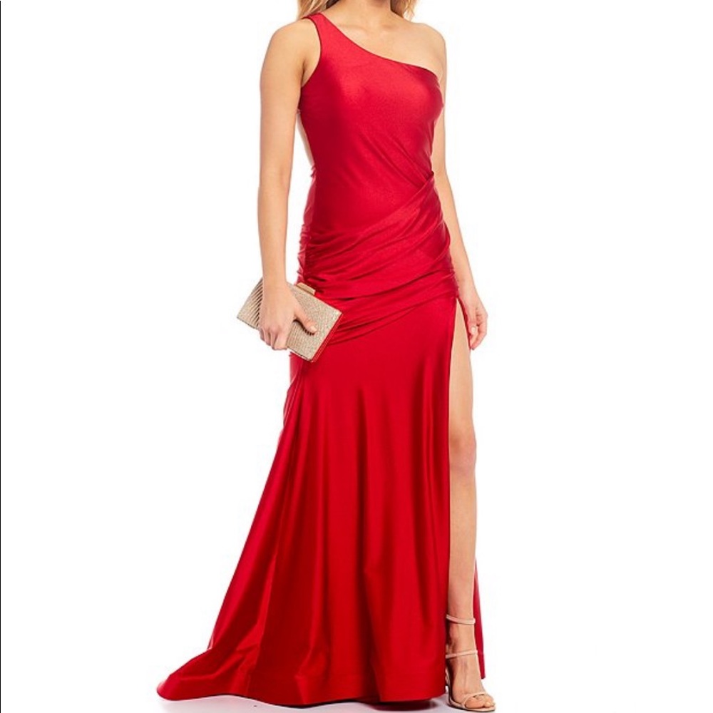 Long Red Evening Dress
